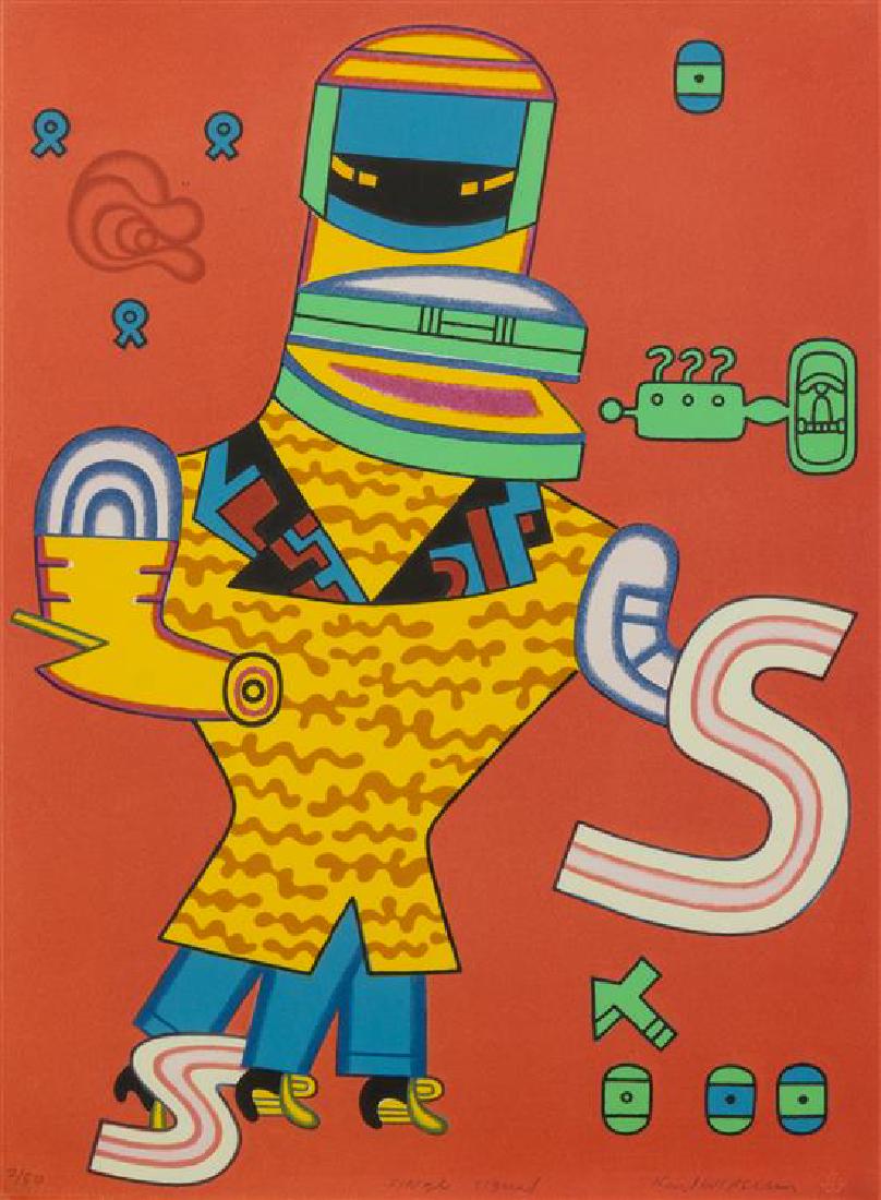 Karl Wirsum, (American, b. 1939), Single Signal (1 of 1)