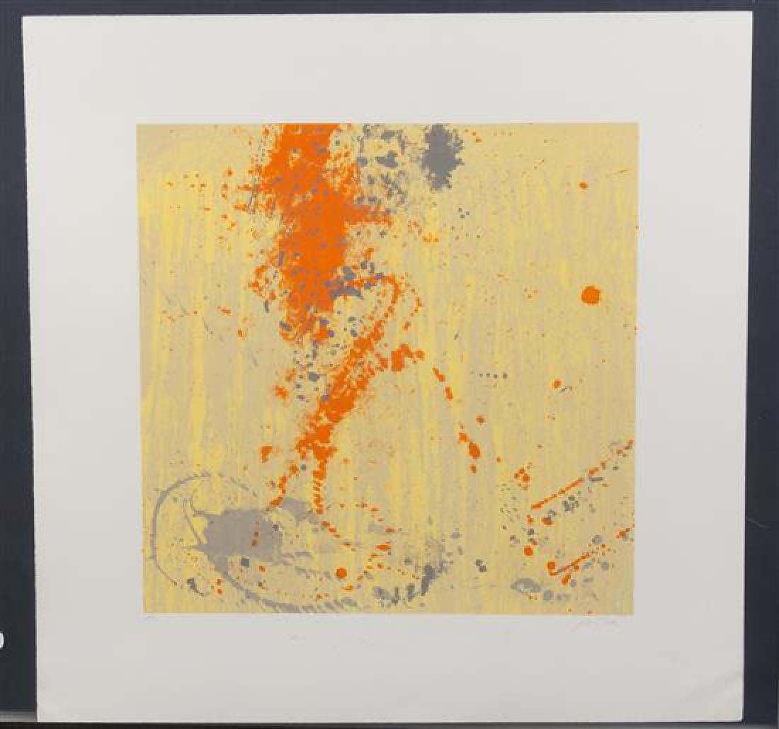 Pat Steir, (American, b. 1940), Composition in Yellow, (1 of 1)