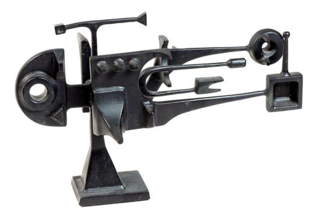 Edgar Tafur, (Colombian/American, 1929-2007), Untitled: Edgar Tafur (Colombian/American, 1929-2007) Untitled cast iron inscribed Tafur on base 11 3/4 x 18 inches. Estimate $1,000-2,000