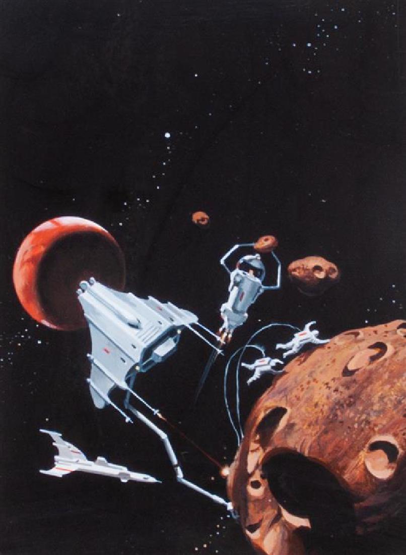 Vincent Di Fate, (American, b. 1945), Asimov's Guide to (1 of 1)