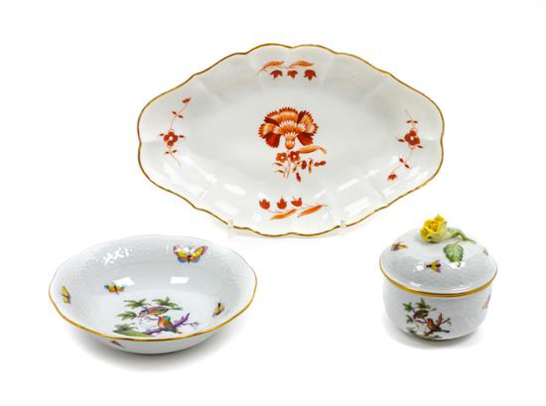 * Two Herend Porcelain Articles Width of widest 11 (1 of 1)