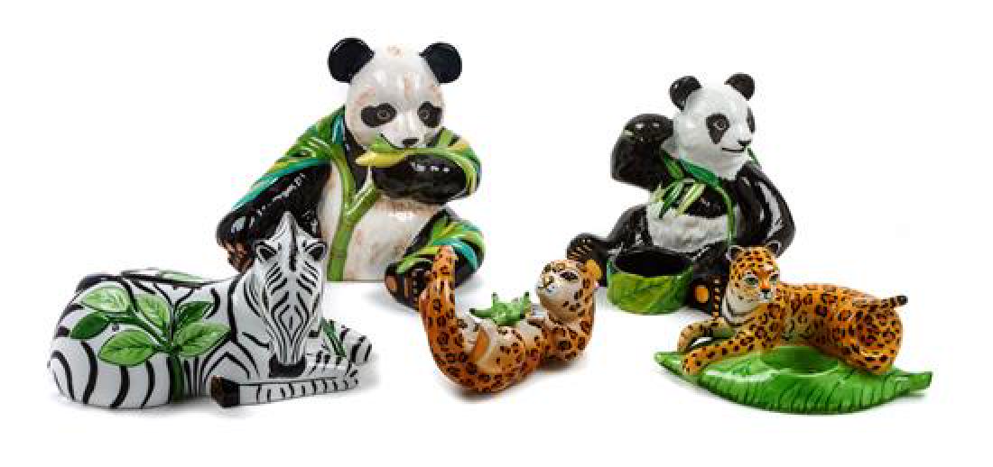 A Group of Five Lynn Chase Porcelain Table Articles (1 of 1)