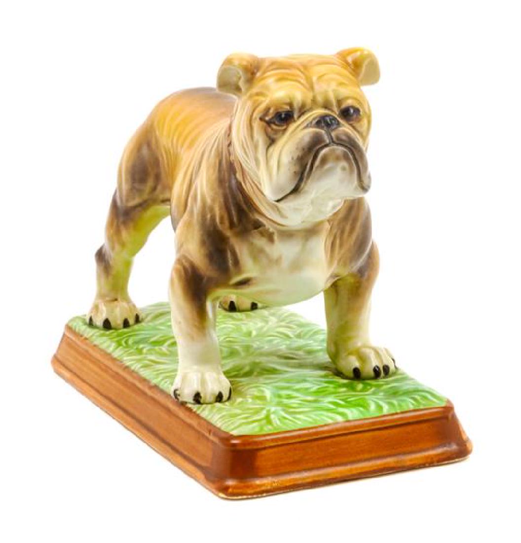 * A Mack Trucks Ceramic Bulldog Figure Width 8 1/2 (1 of 1)