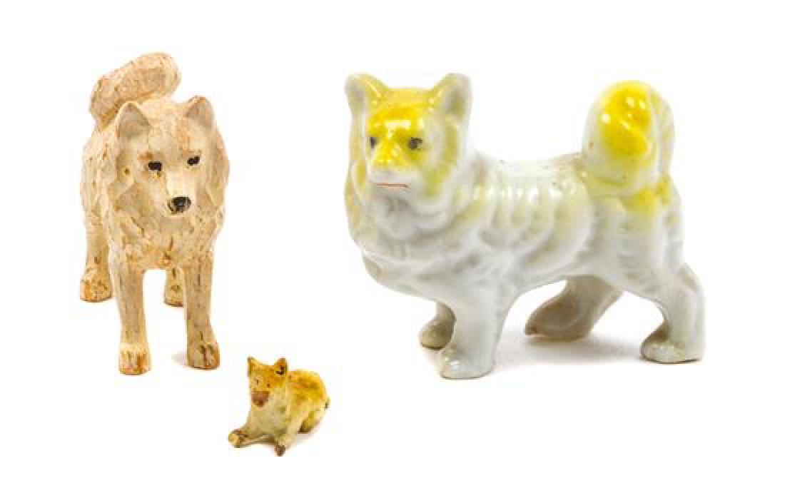 * Three Finnish Spitz Figures Width of widest 1 3/4 (1 of 1)