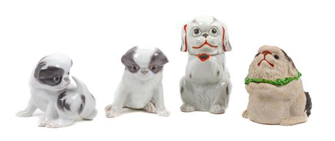 * A Group of Four Japanese Chin Figures Height of (1 of 1)