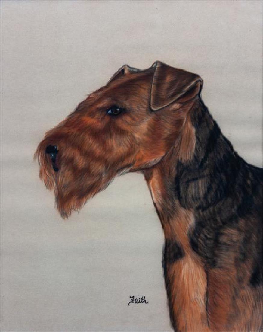 * A Pastel of a Welsh Terrier 19 1/2 x 15 1/2 inches. (1 of 1)