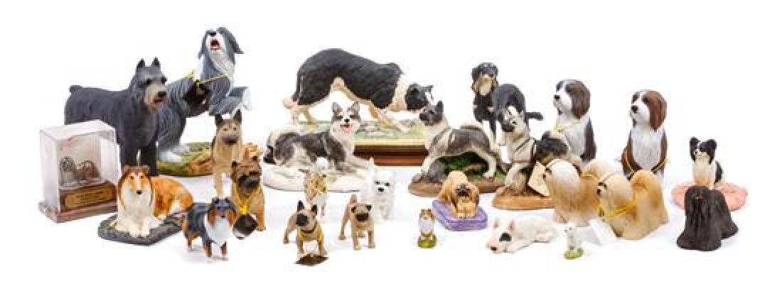 * A Group of Twenty-Six Dog Figures of Various Breeds (1 of 1)