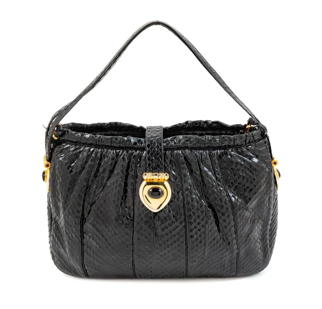 Judith Leiber Black Purse: Judith Leiber Black Purse Estimate $100-150