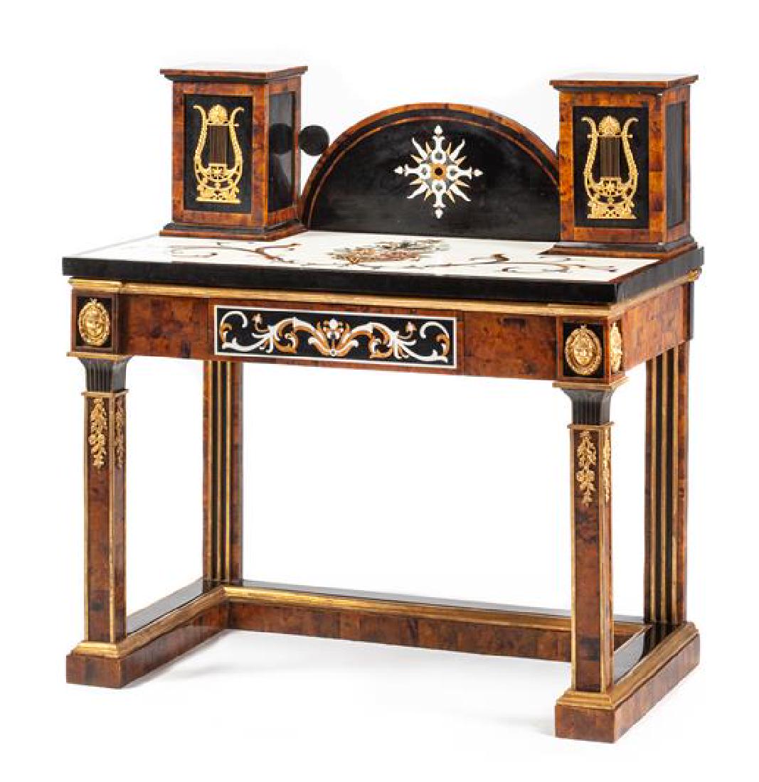 A Continental Specimen Marble Inlaid Lady's Writing (1 of 1)