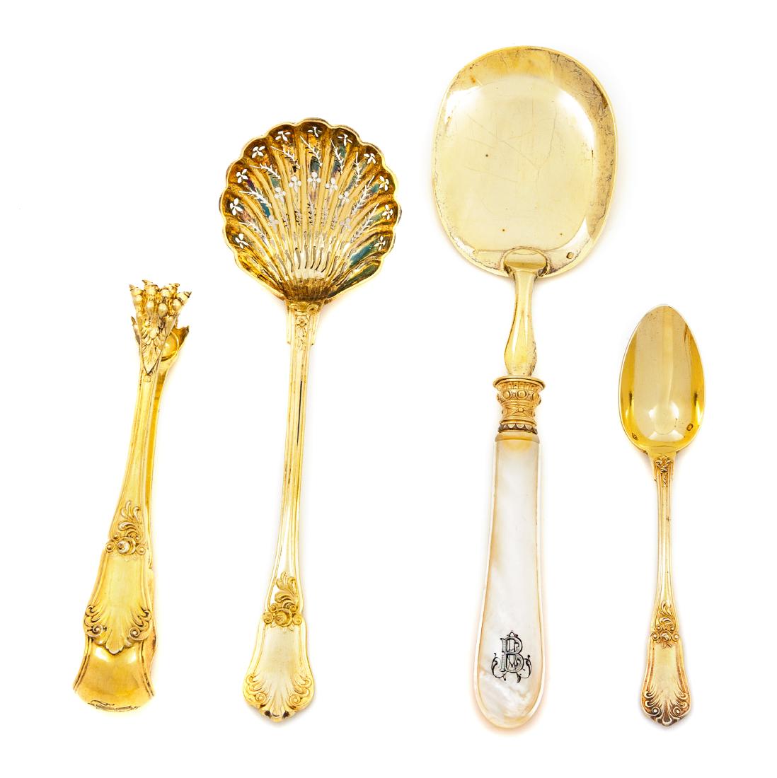 A French Silver-Gilt Dessert Service, Pierre Queille, (1 of 1)