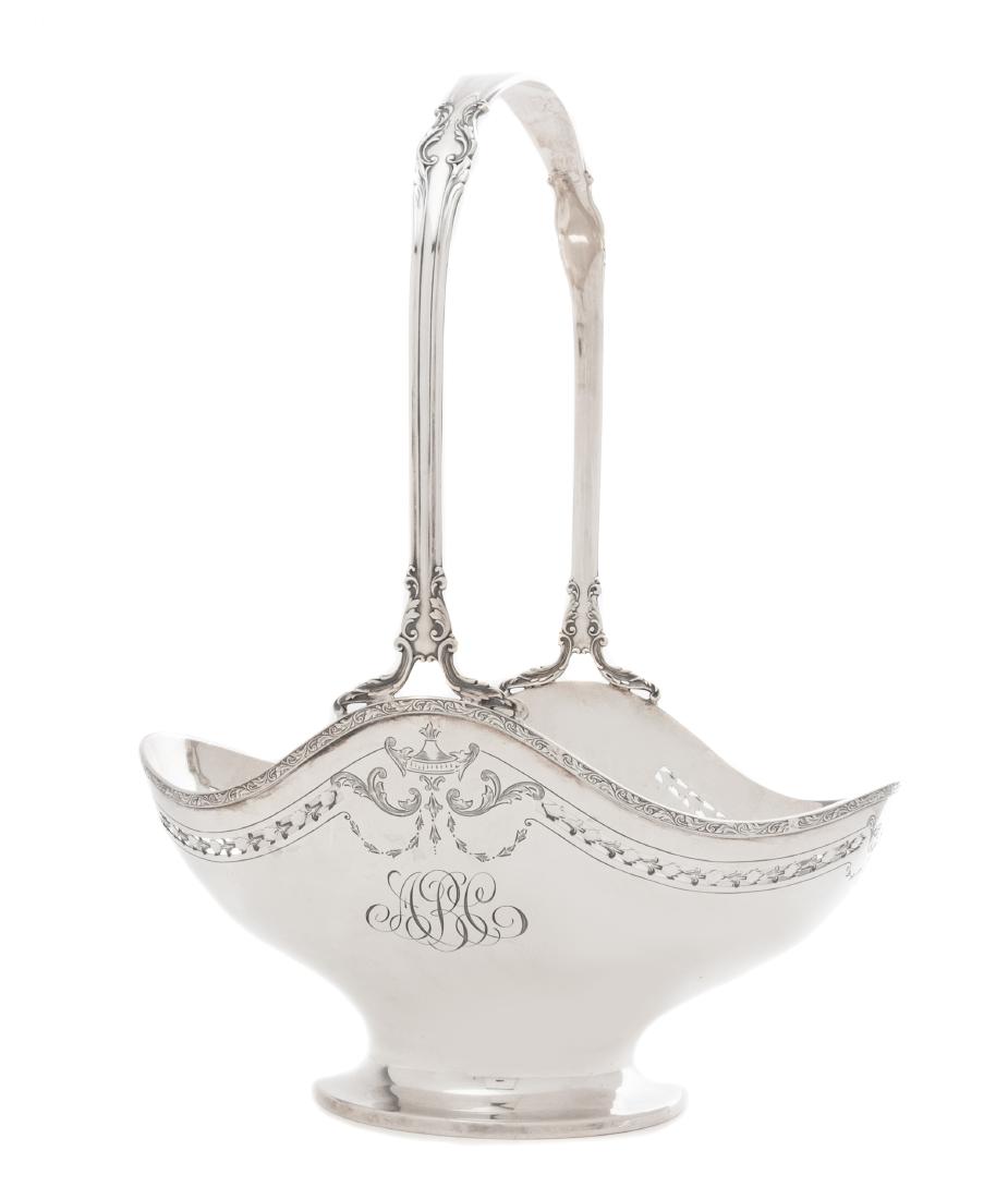 * An American Silver Flower Basket, International (1 of 2)