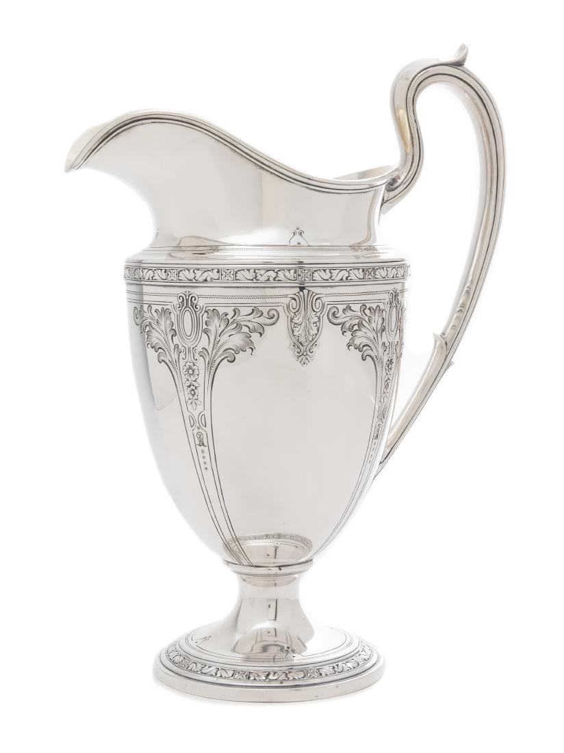 * An American Silver Water Pitcher, Gorham Mfg. Co., (1 of 2)