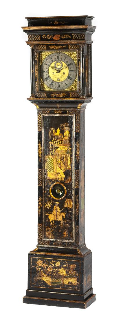A George III Lacquered Tall Case Clock Height 84 (1 of 1)