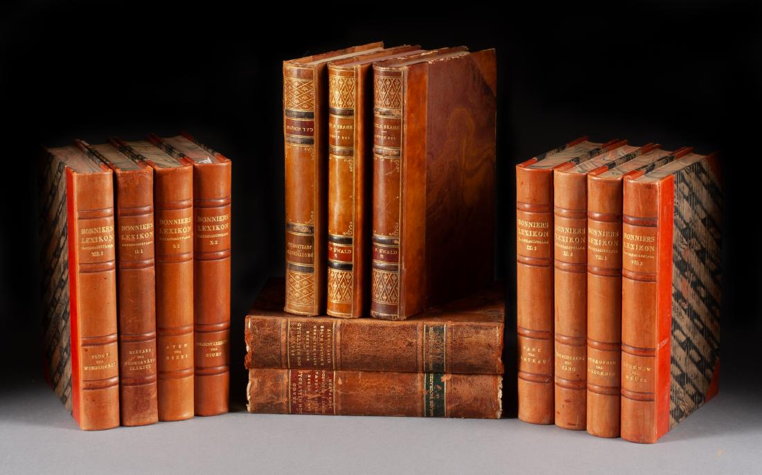 A Collection of Sixty Leather-Bound Books (1 of 1)
