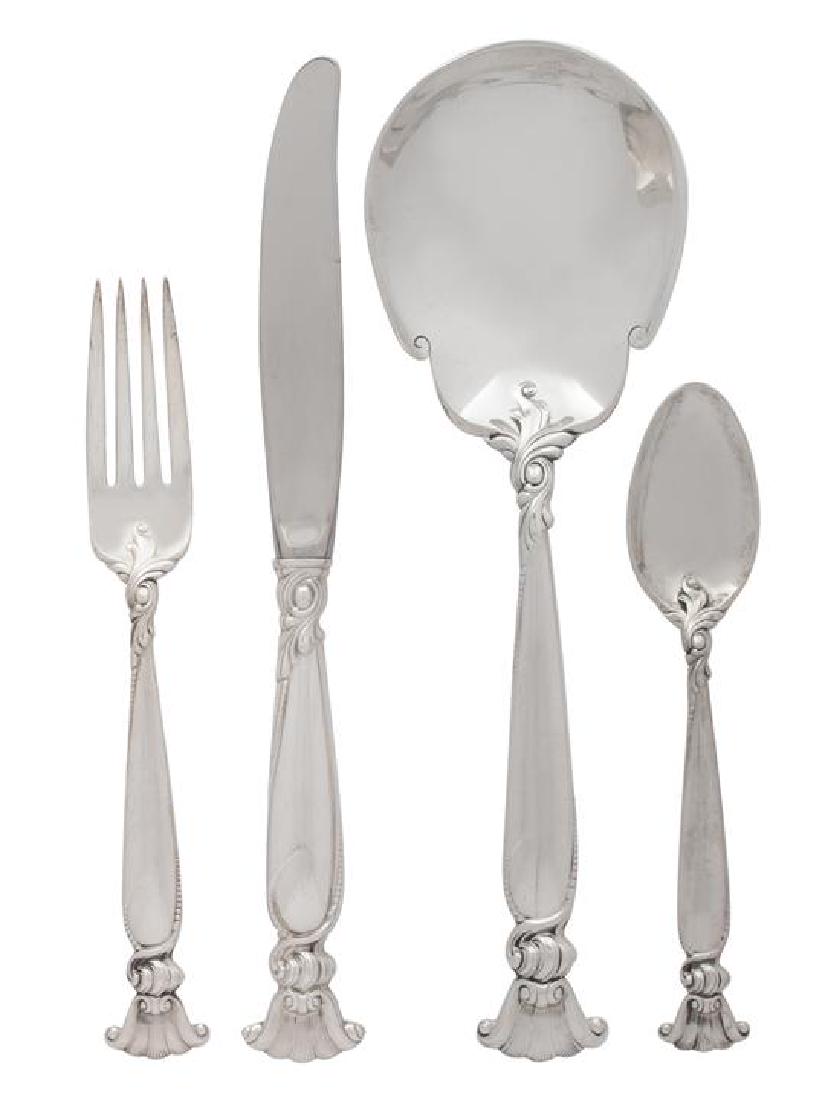 A Set of American Silver Flatware (1 of 1)