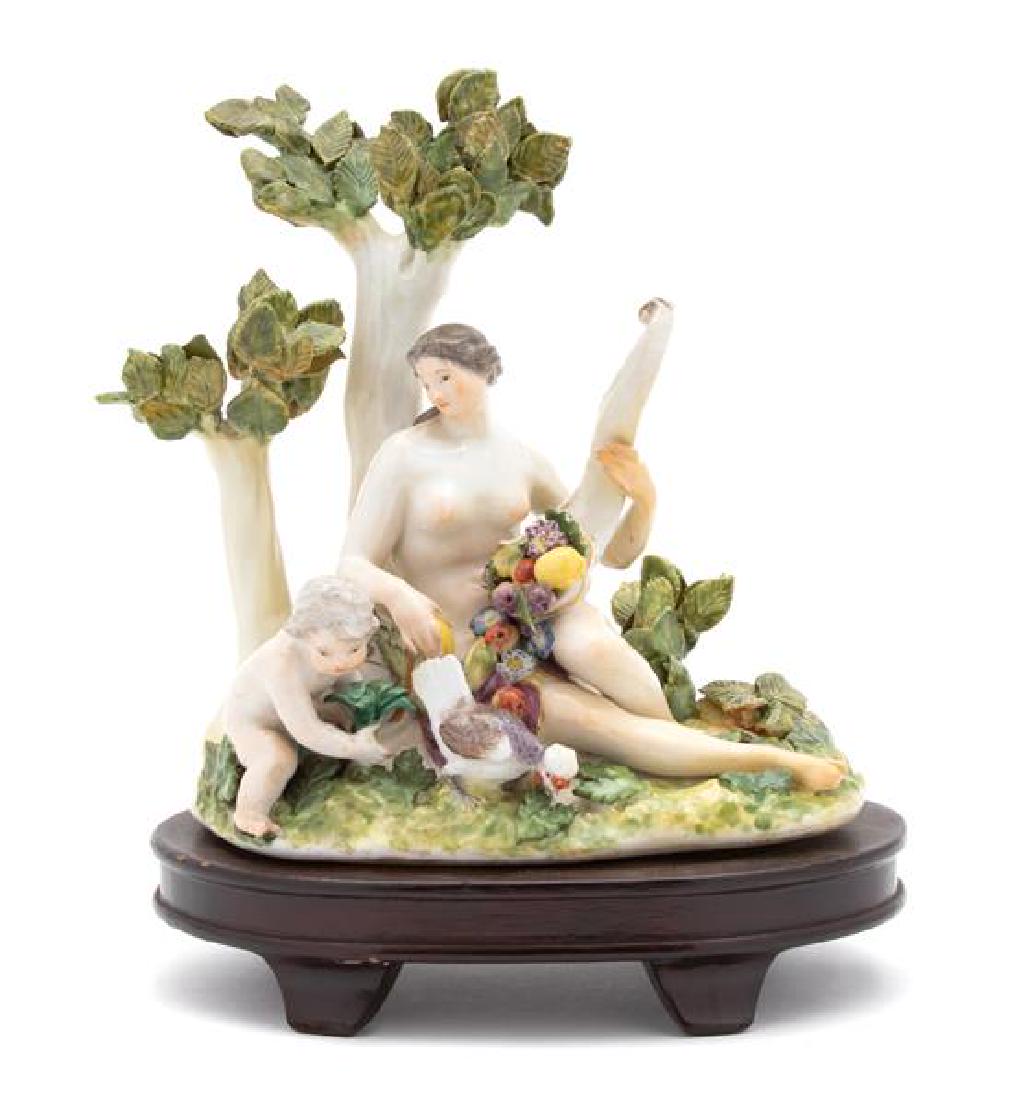 A Meissen Porcelain Allegorical Figure of Earth (1 of 1)