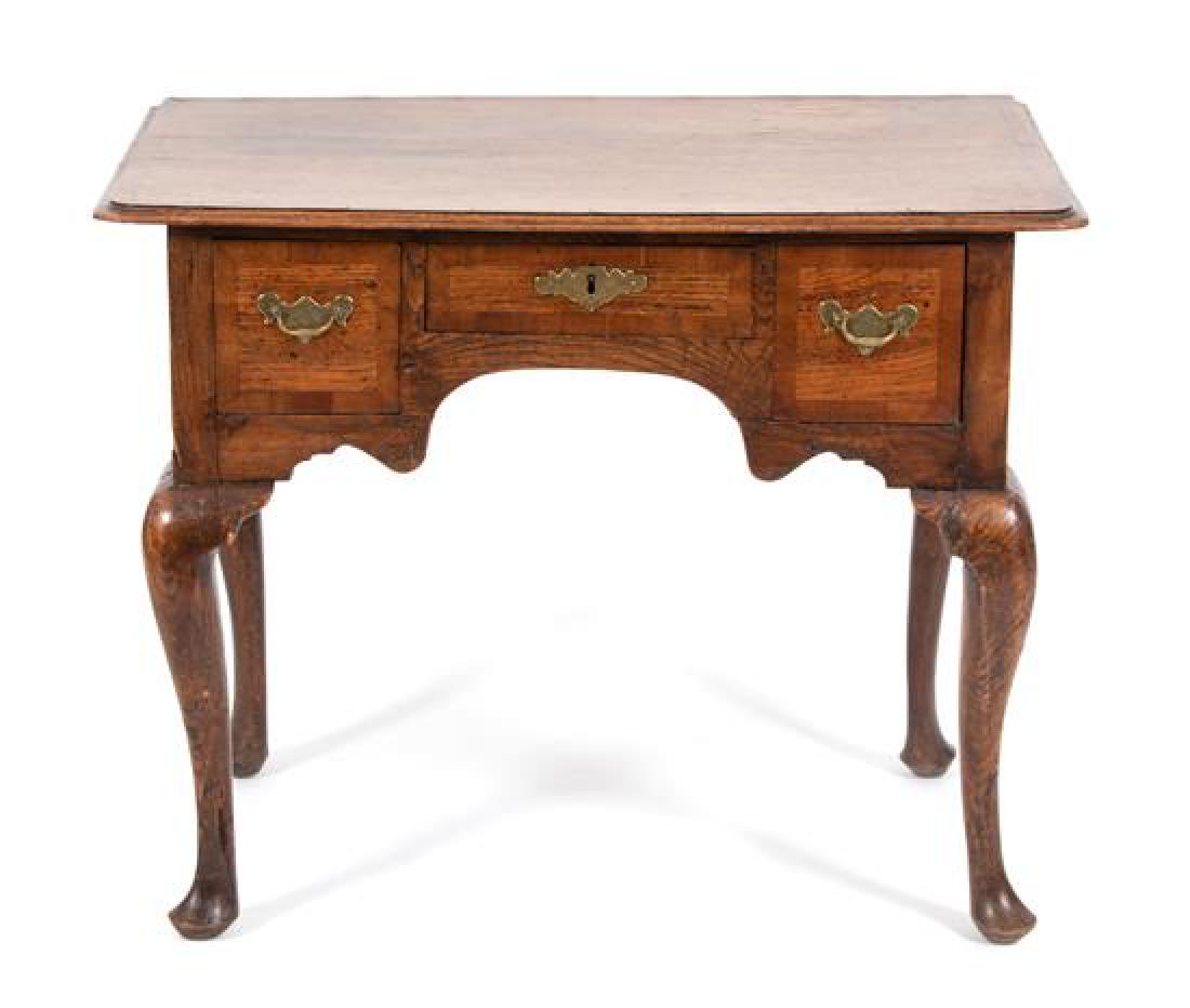A George II Style Walnut Lowboy (1 of 1)
