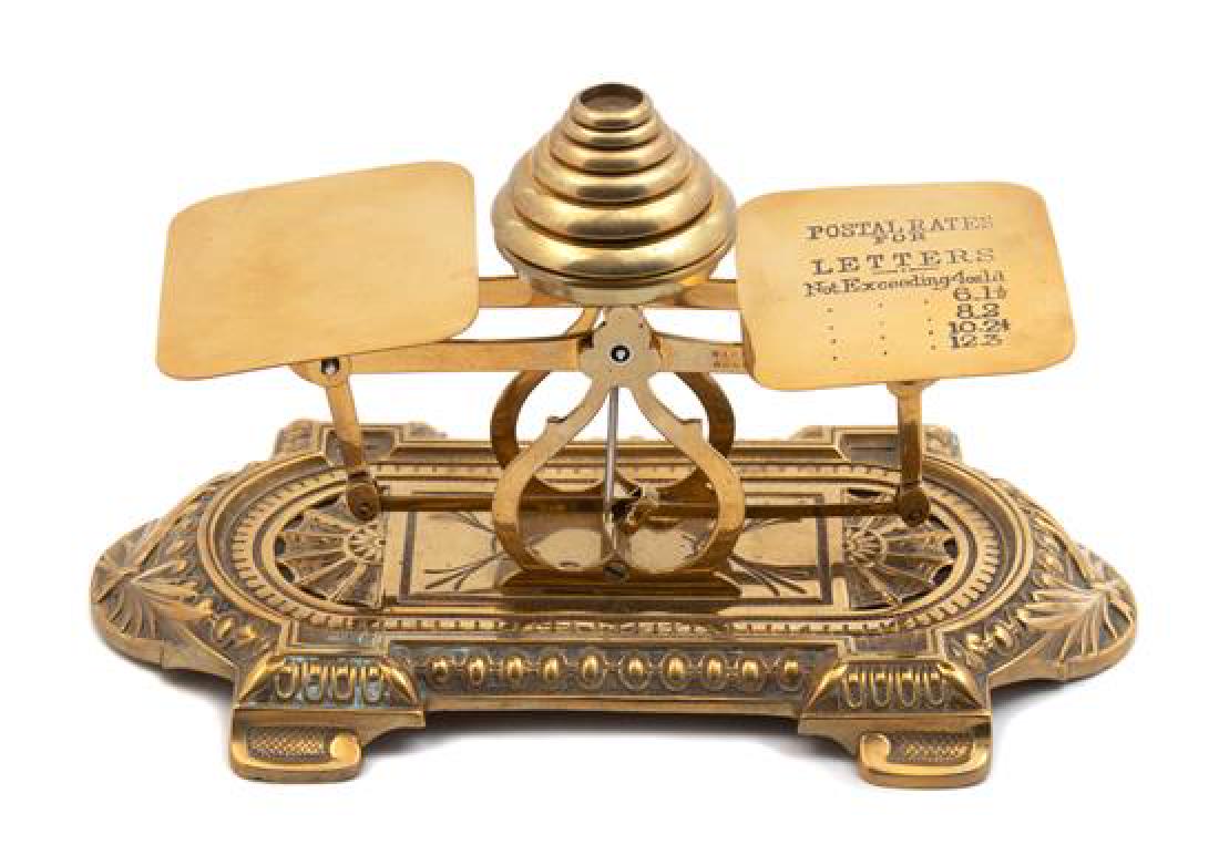 An English Brass Postal Scale (1 of 1)