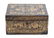 A Chinese Export Black and Gilt Lacquer Tea Caddy