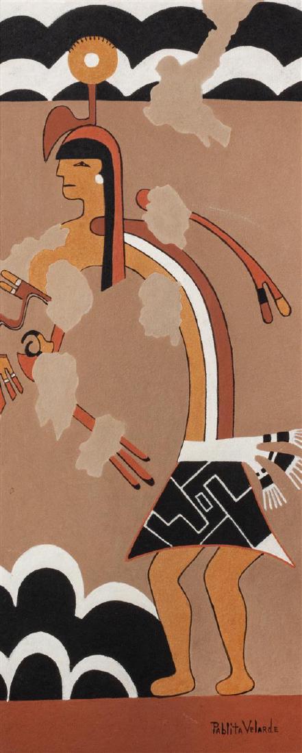 Pablita Velarde 23 3/4 x 9 3/4 inches (1 of 1)