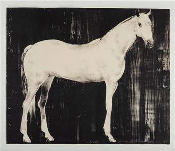 Joe Andoe 29 x 33 inches: Joe Andoe (american, b. 1955) Horse I, stone lithograph, signed Joe Andoe (lower right) 29 x 33 inches Estimate $600-800 Property sold to benefit Dancers' Workshop Jackson, Wyoming