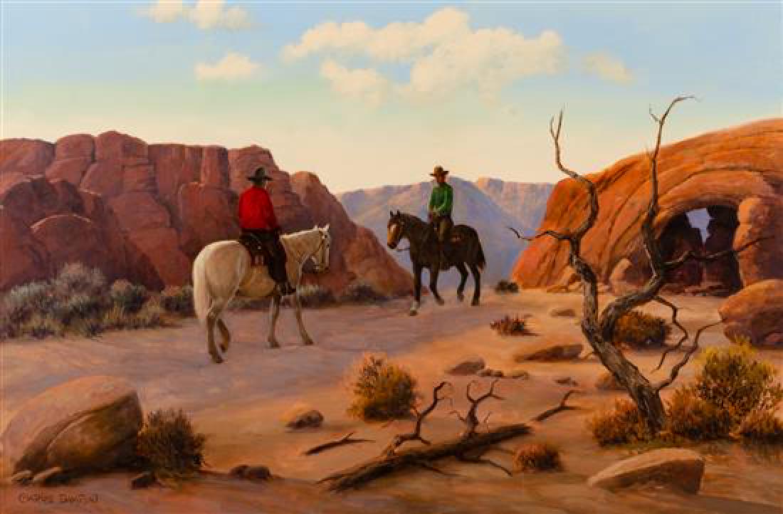 Charles Damrow 24 x 34 inches: Charles Damrow (american, 1916 - 1989) Untitled, oil on canvas, signed Charles Damrow (lower left) 24 x 34 inches Estimate $300-500 Property from an Estate, Paradise Valley, AZ