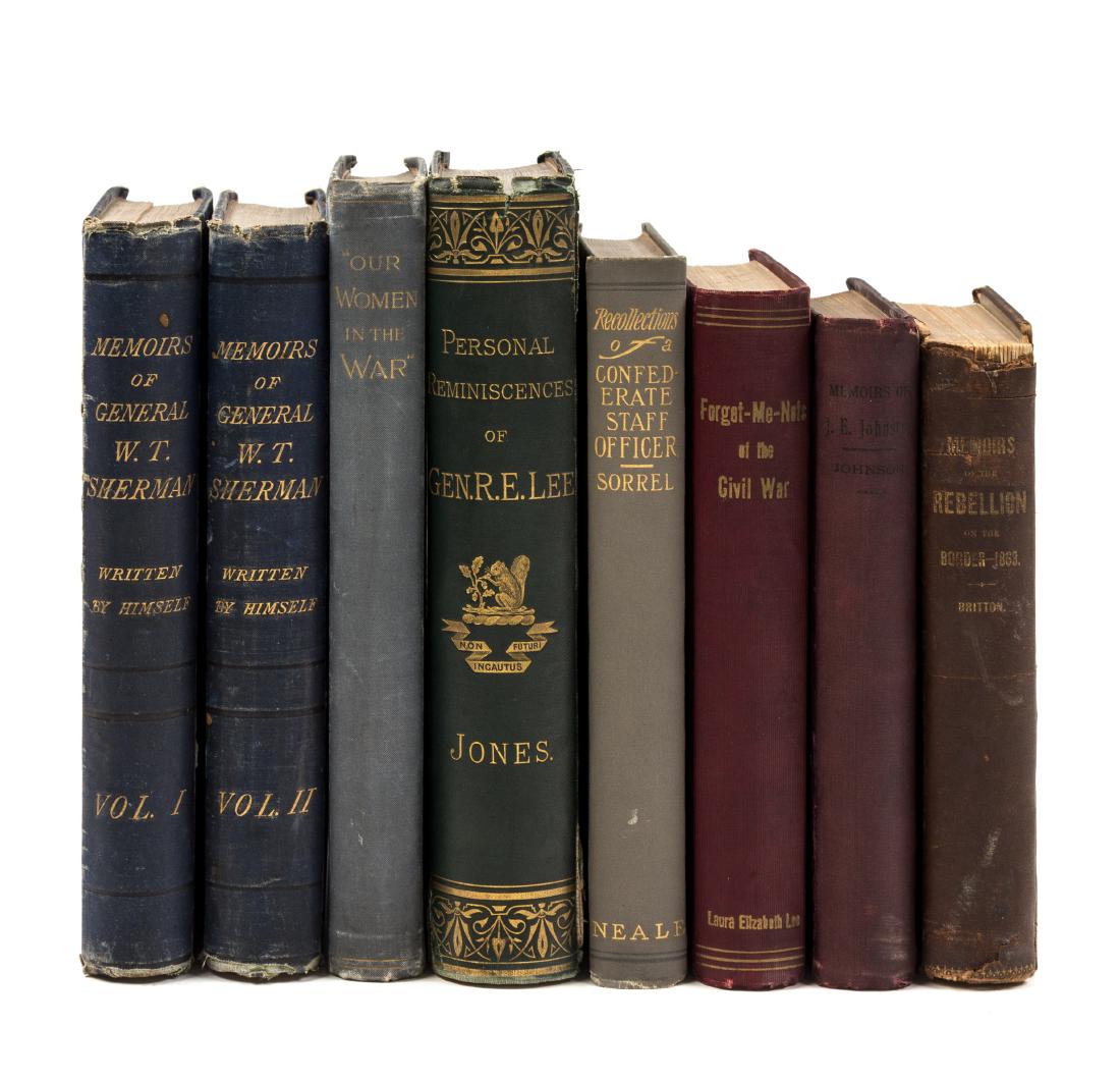 [CIVIL WAR-MEMOIR] A group of 7 works, comprising: (1 of 1)
