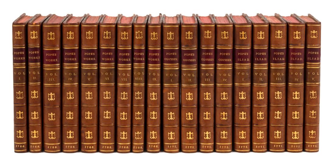 POPE, Alexander (1688-1744). The Works. -The Iliad of (1 of 2)
