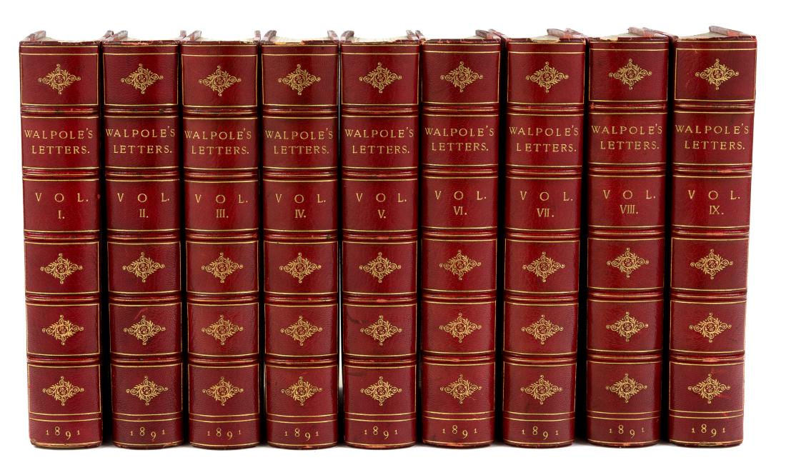 WALPOLE, Horace (1717-1797). CUNNINGHAM, Peter, editor. (1 of 1)