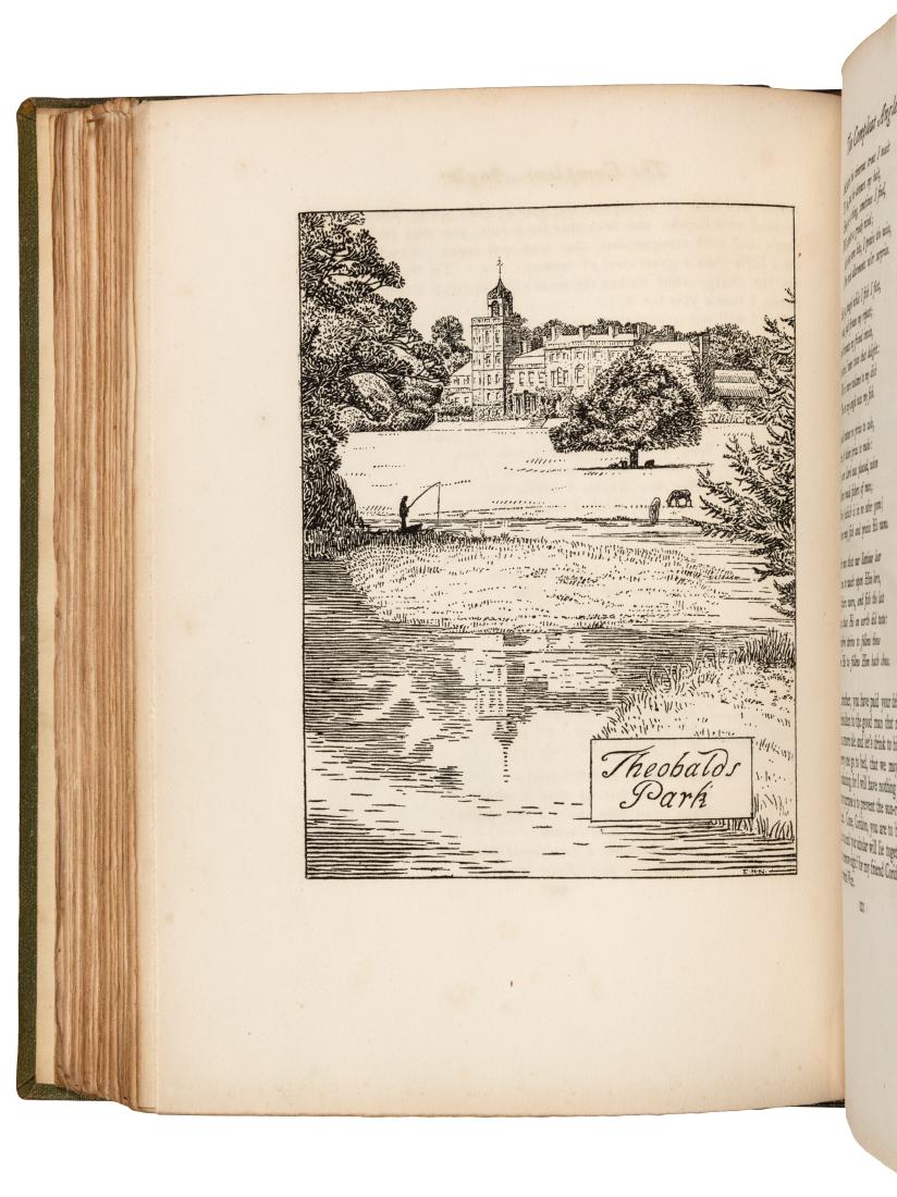 WALTON, Izaak -- COTTON, Charles. The Compleat Angler. (1 of 2)