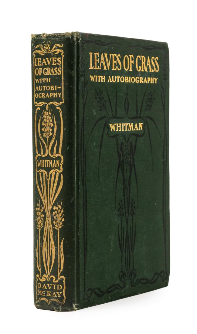 WHITMAN, Walt (1819-1892). Leaves of Grass. (1 of 2)