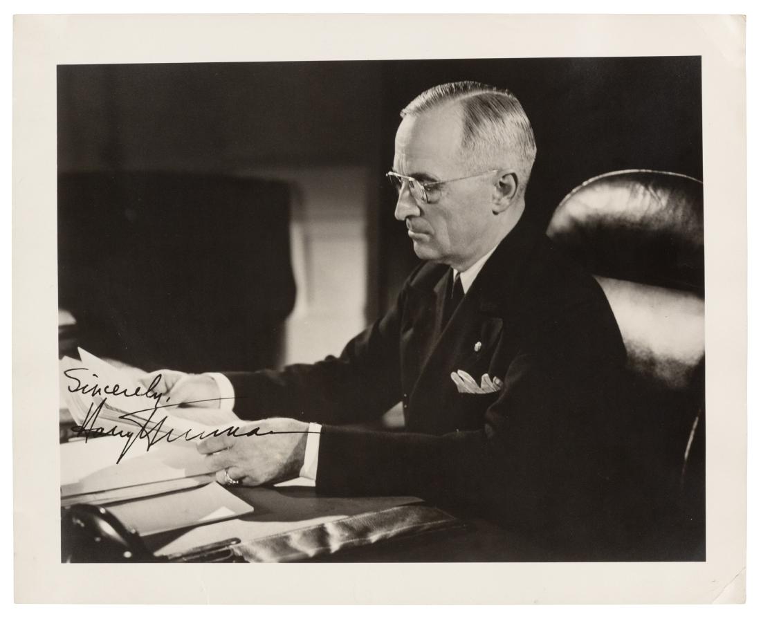 TRUMAN, Harry S. (1884-1972), President. Photograph (1 of 1)