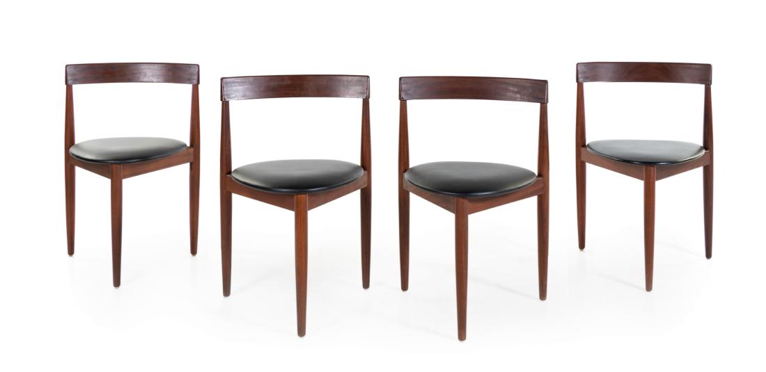 Hans Olsen, (Danish, 1902-1983), Set of Four Dining (1 of 3)