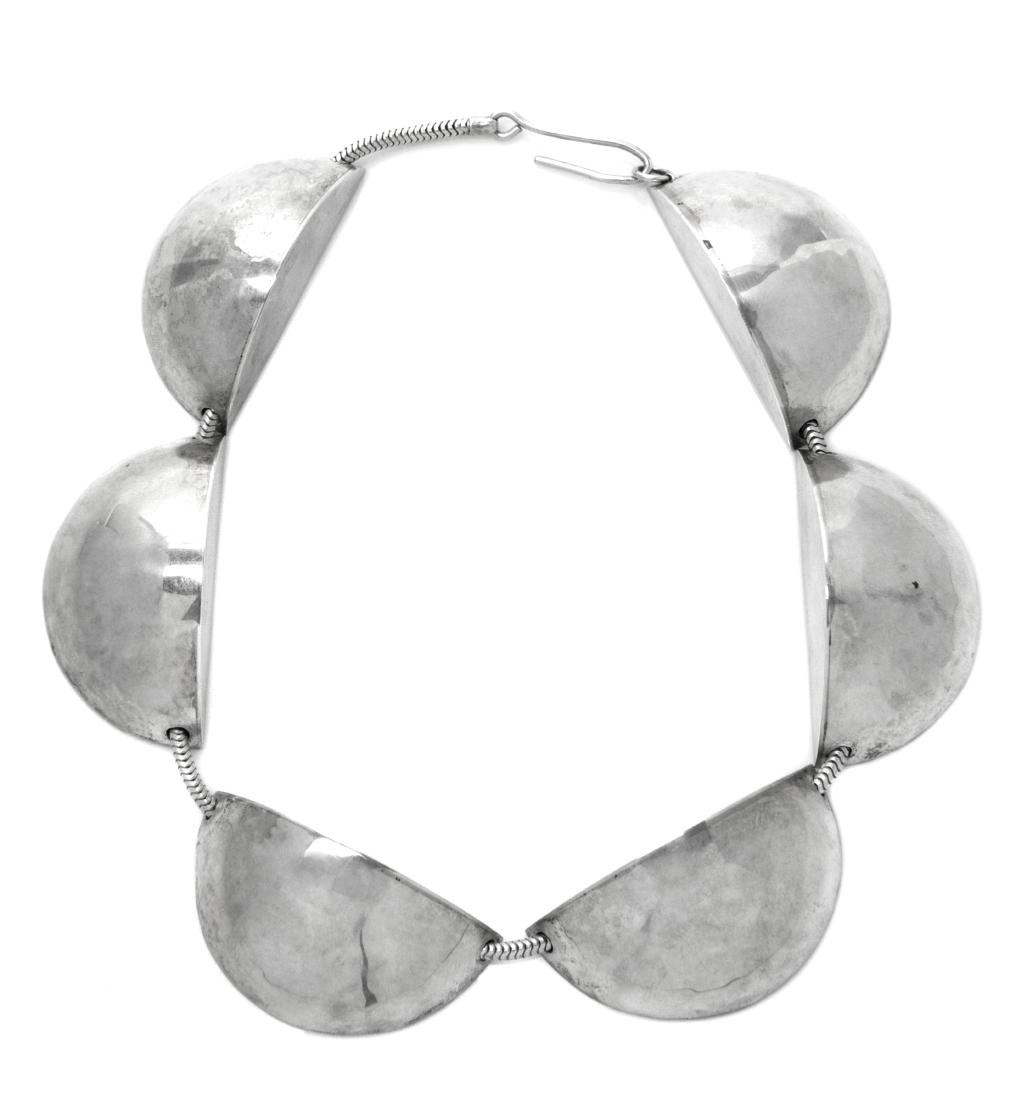 Modernist, Mid 20th Century, Hollow-Form Wedge Necklace (1 of 1)