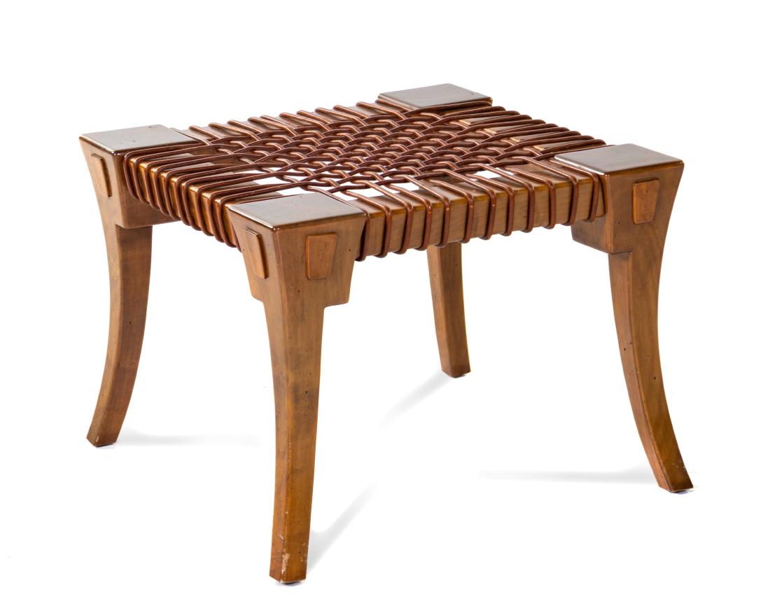 T. H. Robsjohn-Gibbings, (British, 1905-1976), Stool (1 of 2)