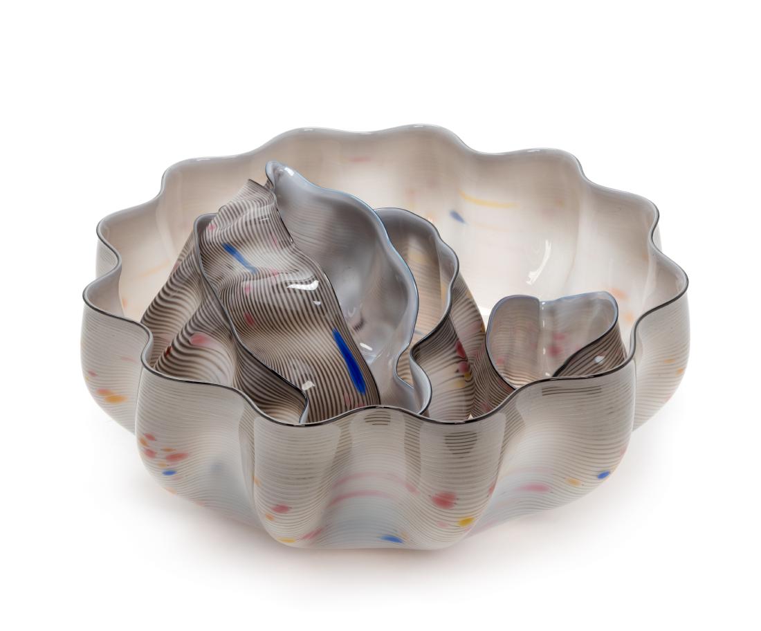 Dale Chihuly, (American, b. 1941), Four Piece Macchia (1 of 4)