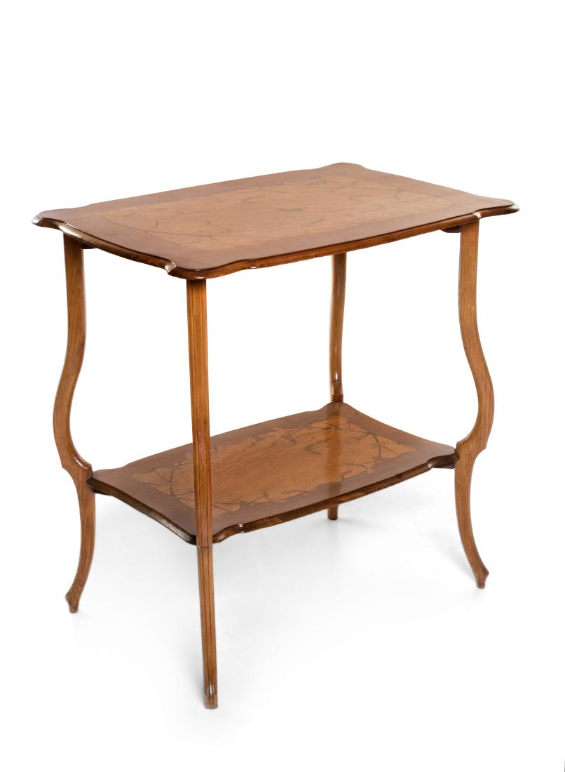 Emile Galle, (French, 1846-1904), Side Table (1 of 2)