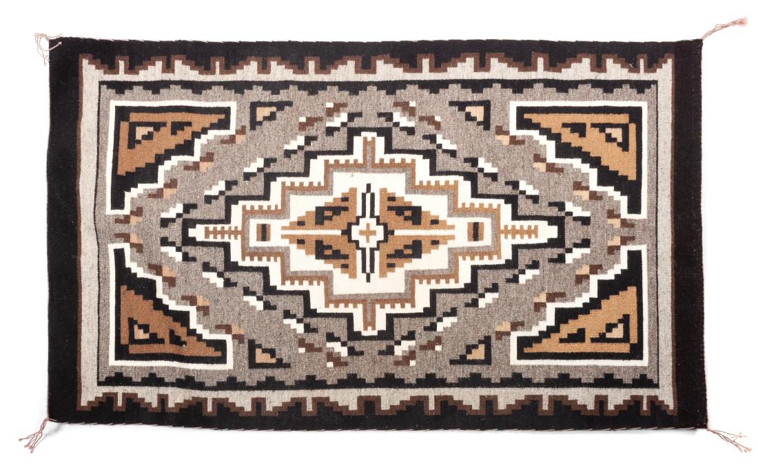 Two Gray Hills Weaving 51 1/2 x 31 1/2 inches (1 of 1)