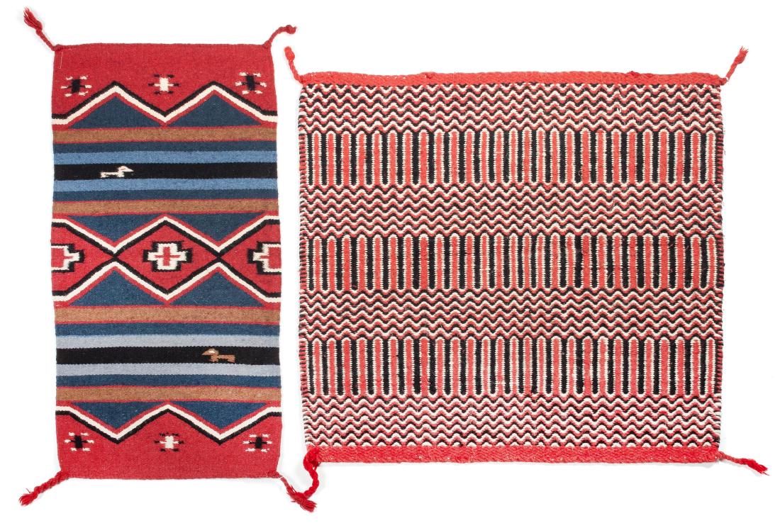 Three Mexican Saddle Blankets Largest 61 x 32 inches (1 of 2)