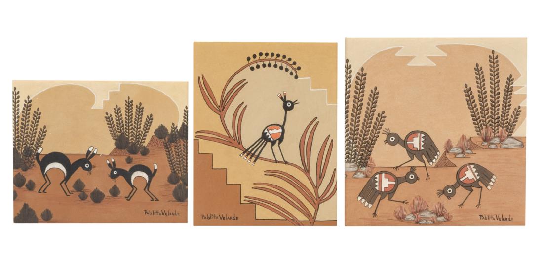 Pablita Velarde Largest 10 x 10 inches (1 of 4)