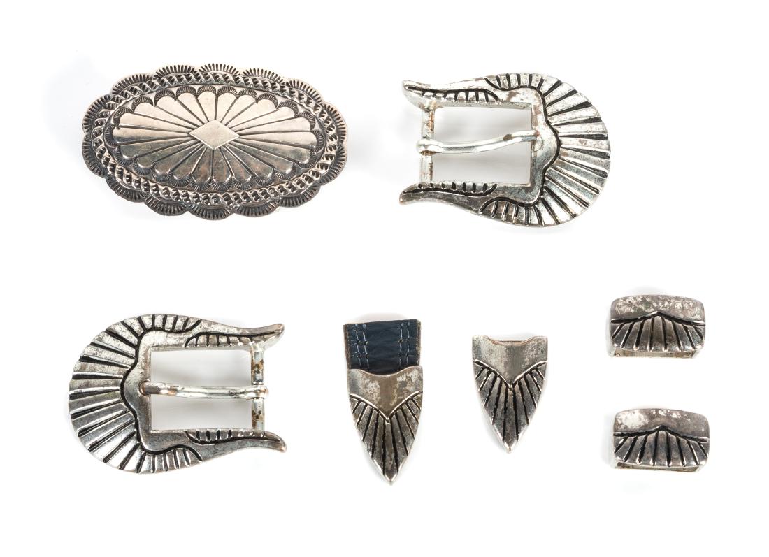 Two Southwestern Silver Ranger Sets Height of one (1 of 1)