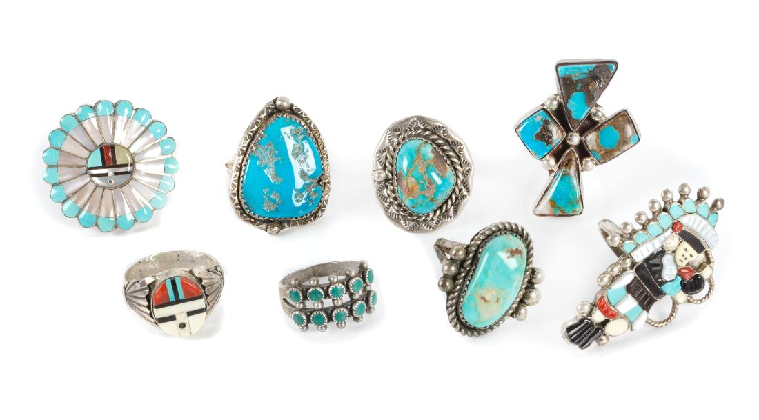 Eight Southwestern Rings (1 of 1)