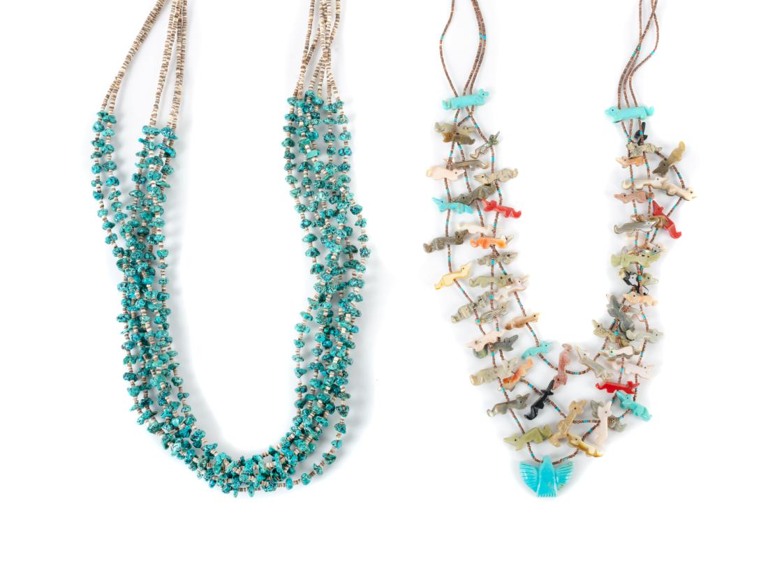 Two Southwestern Necklaces Length of largest 27 inches (1 of 1)