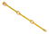 An 18 Karat Yellow Gold, Yellow Sapphire and Diamond