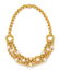 An 18 Karat Yellow Gold and Cultured Pearl Swag