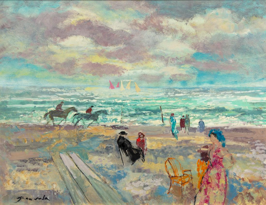 Emilio Grau-Sala, (Spanish, 1911-1975), Plage de (1 of 1)