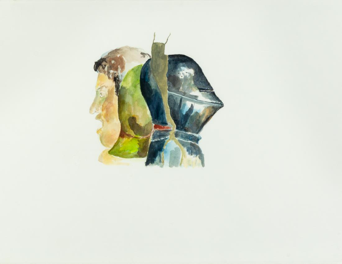 Anne Chu, (American, 1959-2016), Three Heads, 2000: Anne Chu (American, 1959-2016) Three Heads, 2000 watercolor on paper 22 1/2 x 30 inches. Estimate $1,000-2,000 Provenance: Donald Young Gallery, Chicago