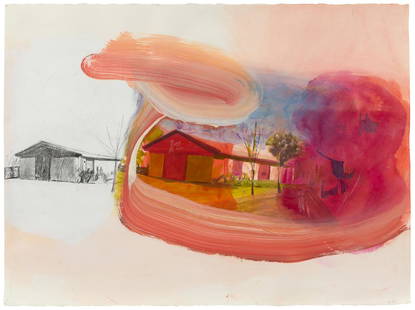 Amy Sillman, (American, b. 1955), Untitled, 2003: Amy Sillman (American, b. 1955) Untitled, 2003 gouache, acrylic and graphite on paper initialed AS and dated (lower right) 22 1/3 x 30 inches. Estimate $3,000-5,000