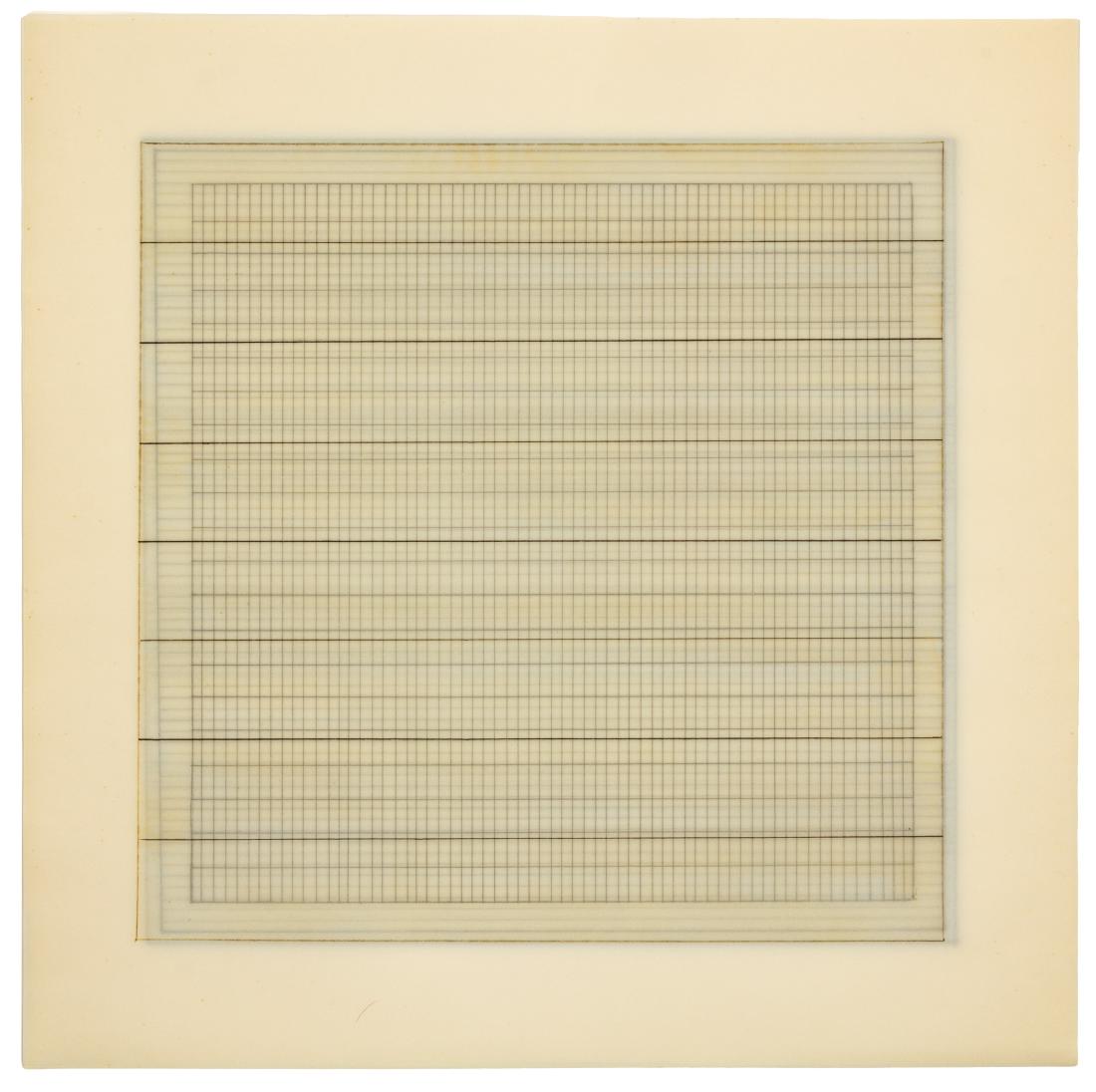 Agnes Martin, (Canadian/American, 1912-2004), Paintings (1 of 2)
