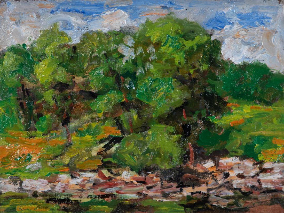Walt Francis Kuhn, (American, 1877-1949), Trees at (1 of 1)